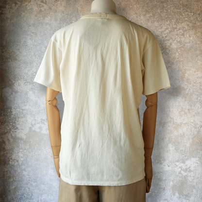 LOOP&WEFT_LRC1126_LOOPWHEELED DOUBLE BINDER POCKET CREW_CLASSIC IVORY