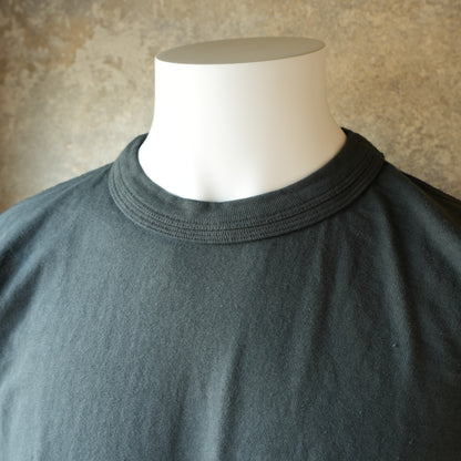 LOOP&WEFT_LRC1127_LOOPWHEELED DOUBLE BINDER CREW_ANTIQUE BLACK