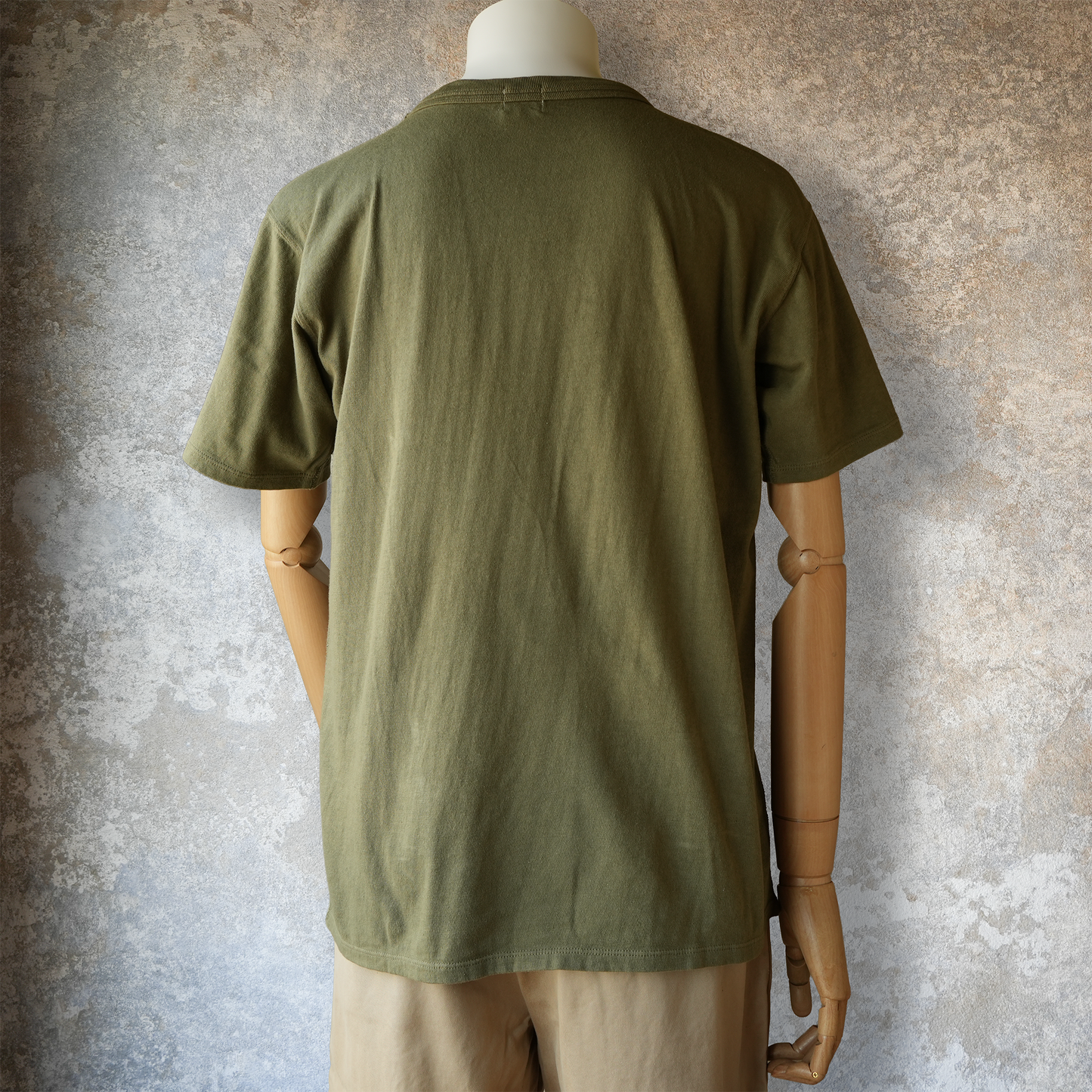 LOOP＆WEFT_LRC1127_LOOPWHEELED DOUBLE BINDER CREW_ARMY OLIVE