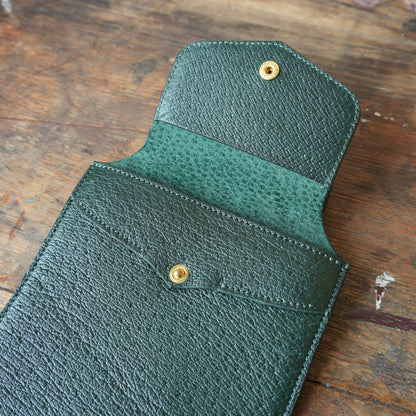SpiralDance_Mobile holster_Wild Boar Leather_D.Green
