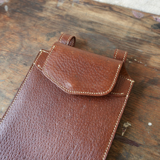 SpiralDance_Mobile holster_Wild Boar Leather_Brown