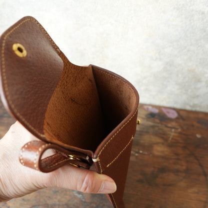 SpiralDance_Mobile holster_Wild Boar Leather_Brown