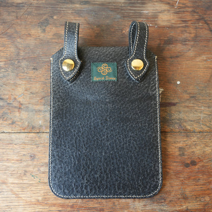 SpiralDance_Mobile holster_Wild Boar Leather_Black