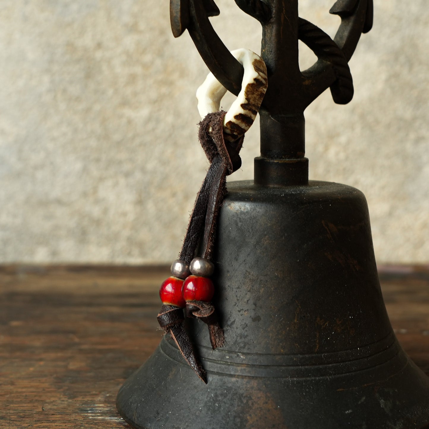 SpiralDance_Japanese Deer Antler Scarf Ring_002