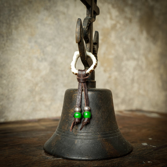 SpiralDance_Japanese Deer Antler Scarf Ring_003