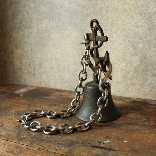 INCEPTION_F-HOLE CARABINER WALLET CHAIN/ SILVER PLATING <IPC-10>