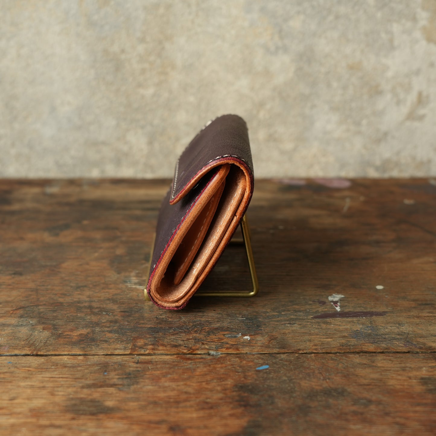 SpiralDance×OPUS_GIBIER LEATHER MINI WALLET