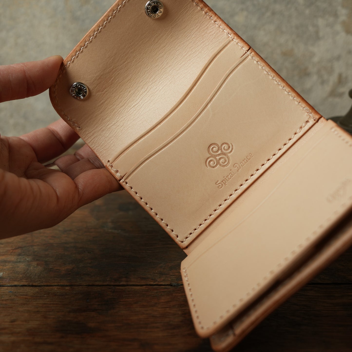 SpiralDance×OPUS_GIBIER LEATHER MINI WALLET