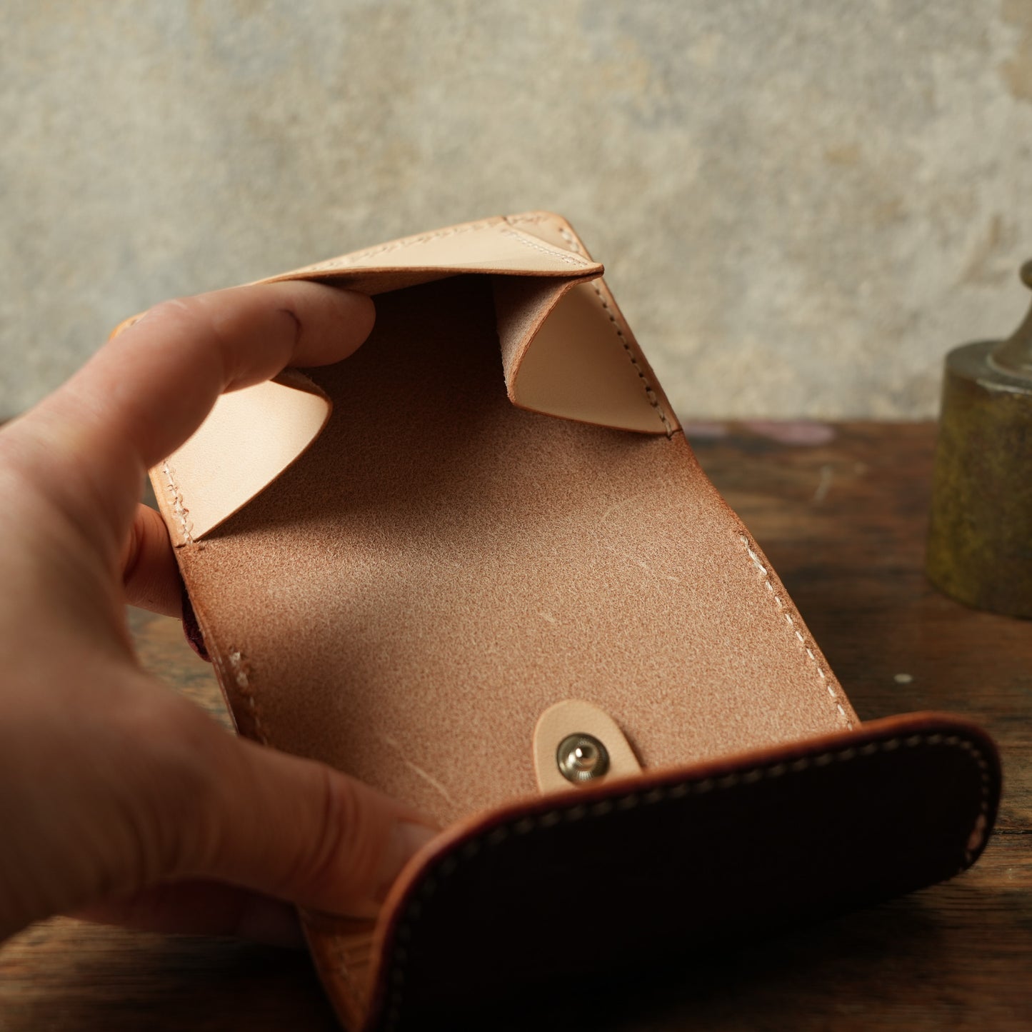SpiralDance×OPUS_GIBIER LEATHER MINI WALLET