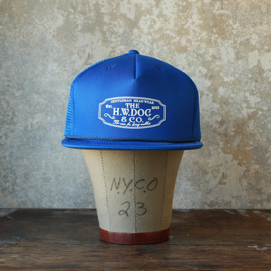 THE H.W.DOG&CO_D-01153_MESH TRUCKER CAP_Blue