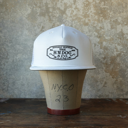 THE H.W.DOG&CO_D-01153_MESH TRUCKER CAP_White