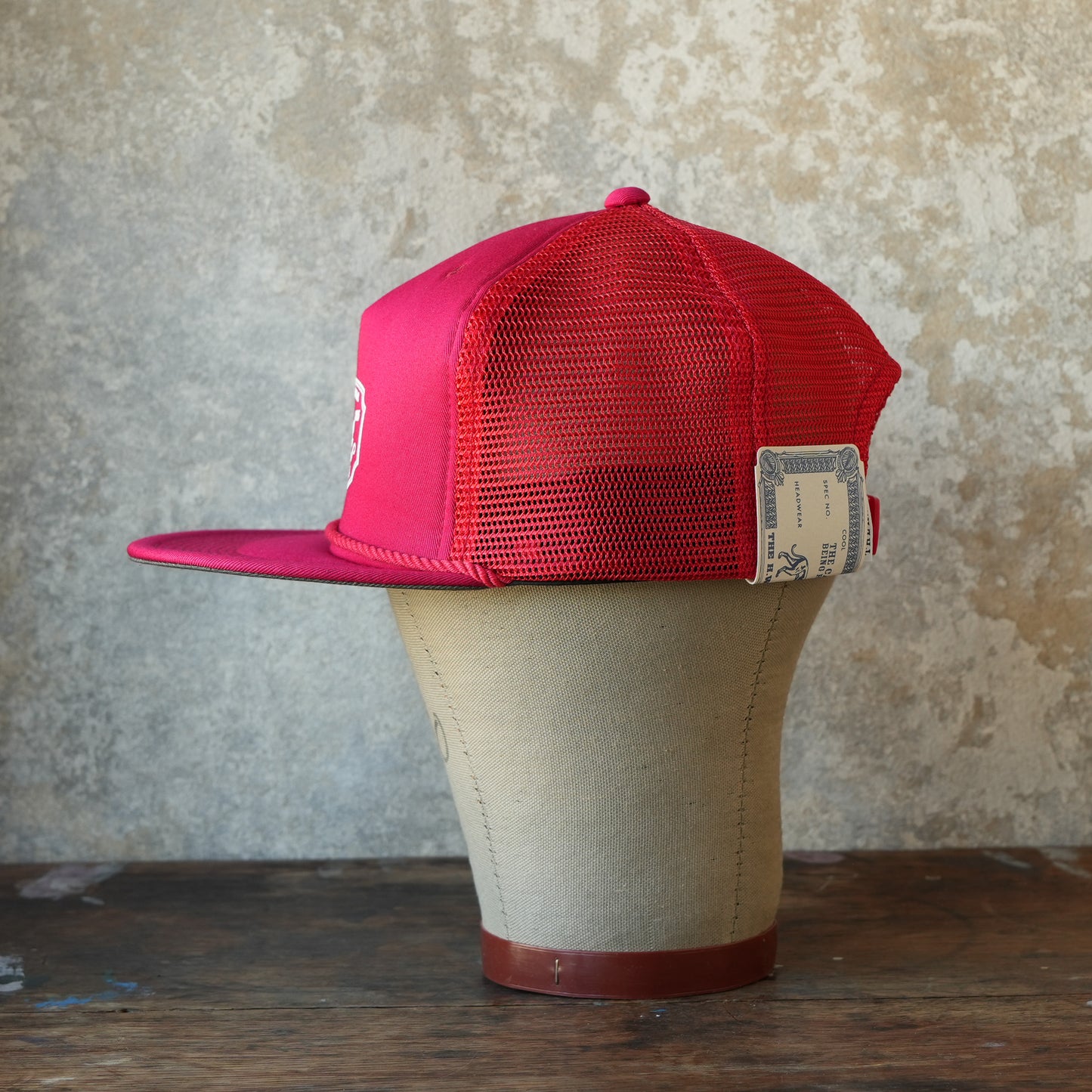 THE H.W.DOG&CO_D-01153_MESH TRUCKER CAP_Red