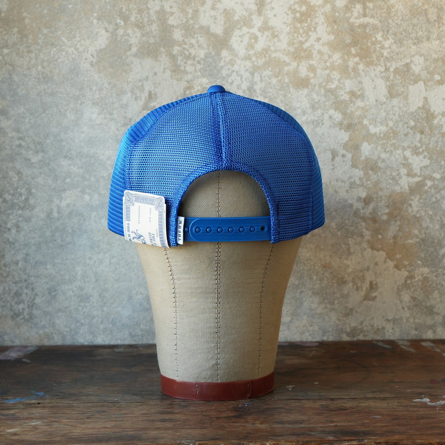 THE H.W.DOG&CO_D-01153_MESH TRUCKER CAP_Blue