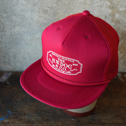 THE H.W.DOG&CO_D-01153_MESH TRUCKER CAP_Red