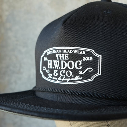THE H.W.DOG&CO_D-01153_MESH TRUCKER CAP_Black