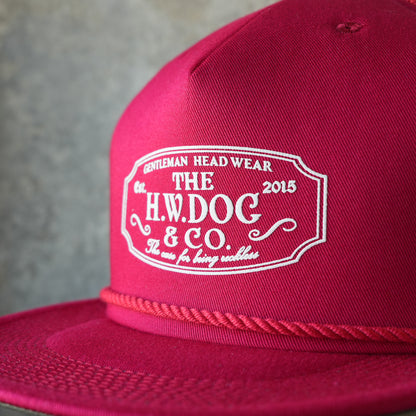 THE H.W.DOG&CO_D-01153_MESH TRUCKER CAP_Red