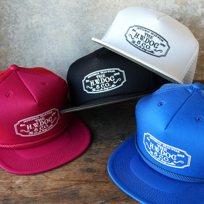 THE H.W.DOG&CO_D-01153_MESH TRUCKER CAP_Black