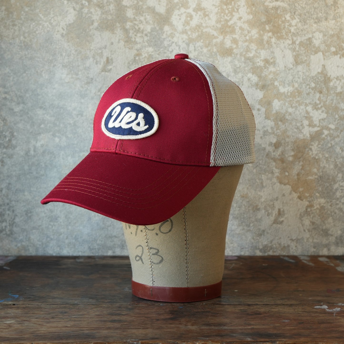 UES_82MC_Color Mesh Cap_UES/NAVY Patch