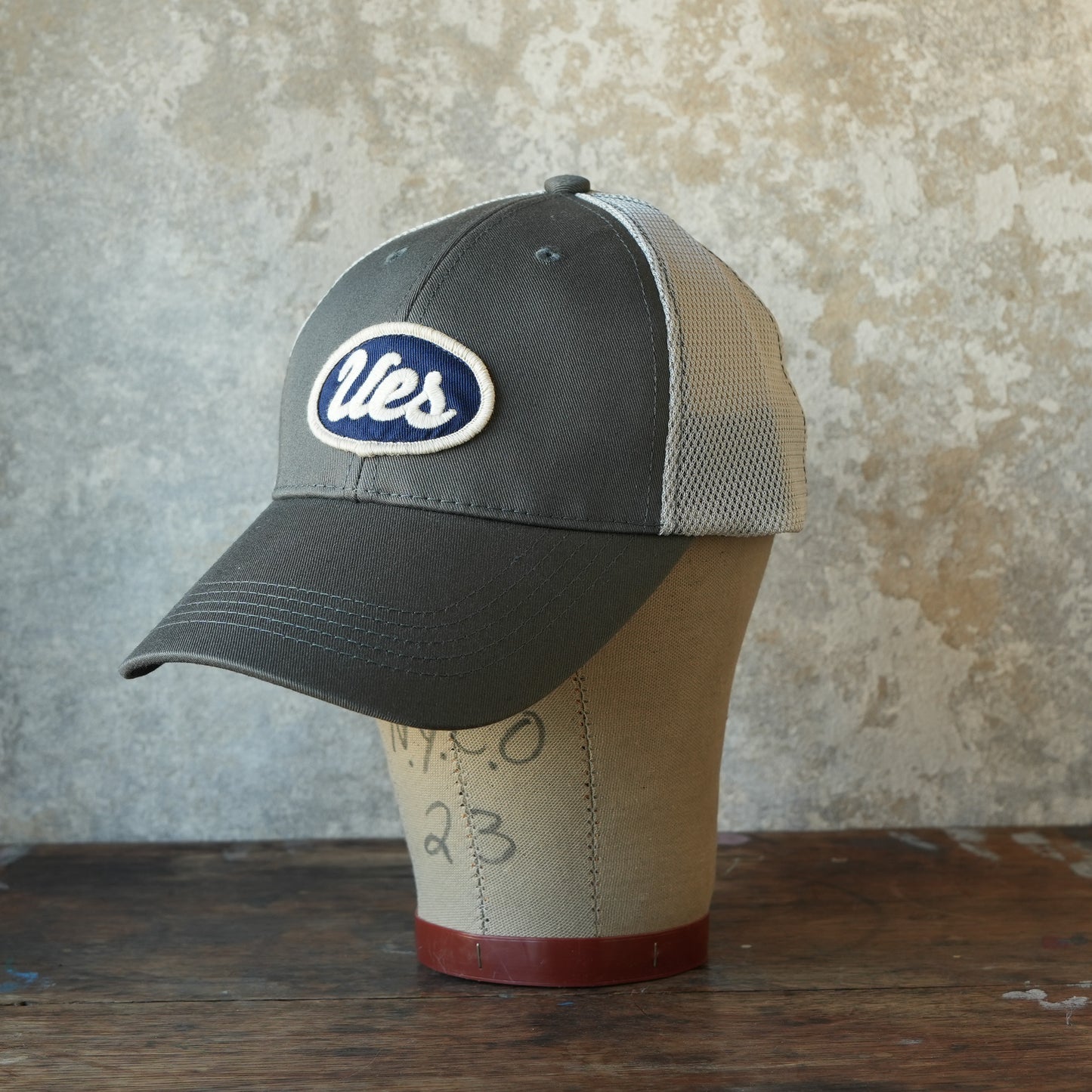 UES_82MC_Color Mesh Cap_UES/NAVY Patch