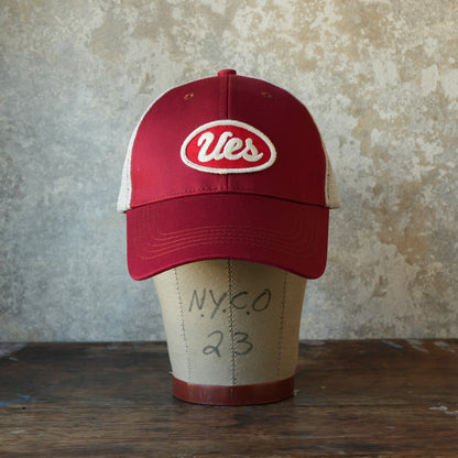UES_82MC_Color Mesh Cap_UES/RED Patch