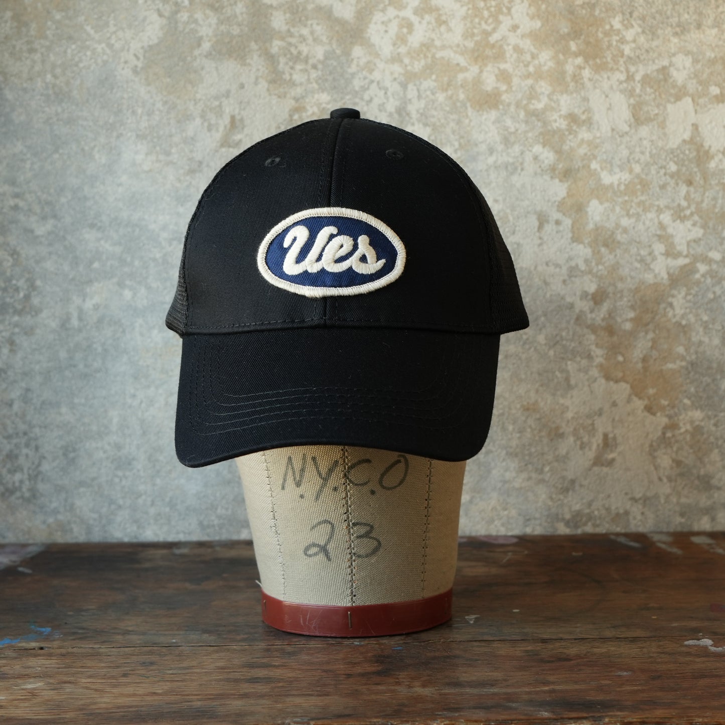 UES_82MC_Color Mesh Cap_UES/NAVY Patch