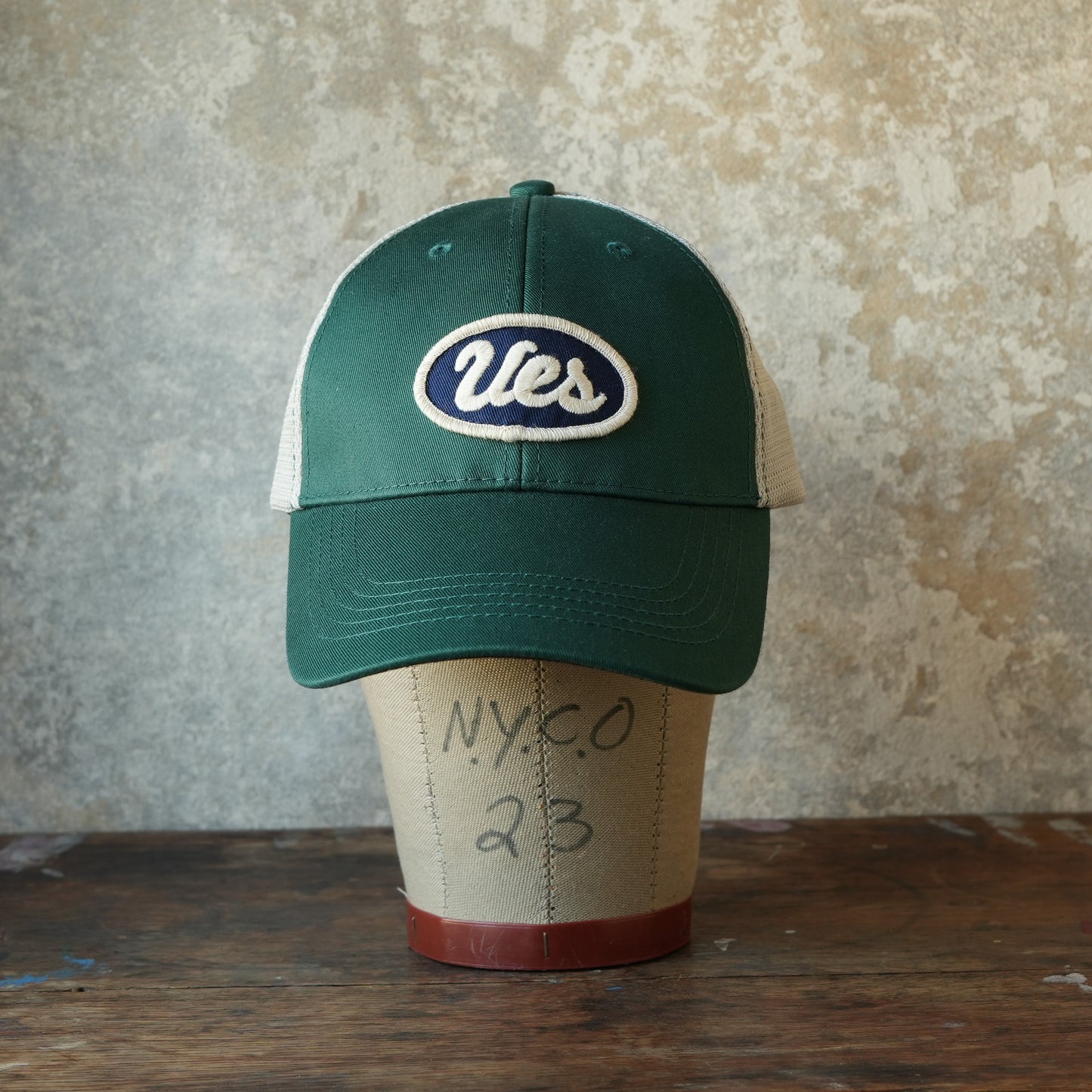 UES_82MC_Color Mesh Cap_UES/NAVY Patch