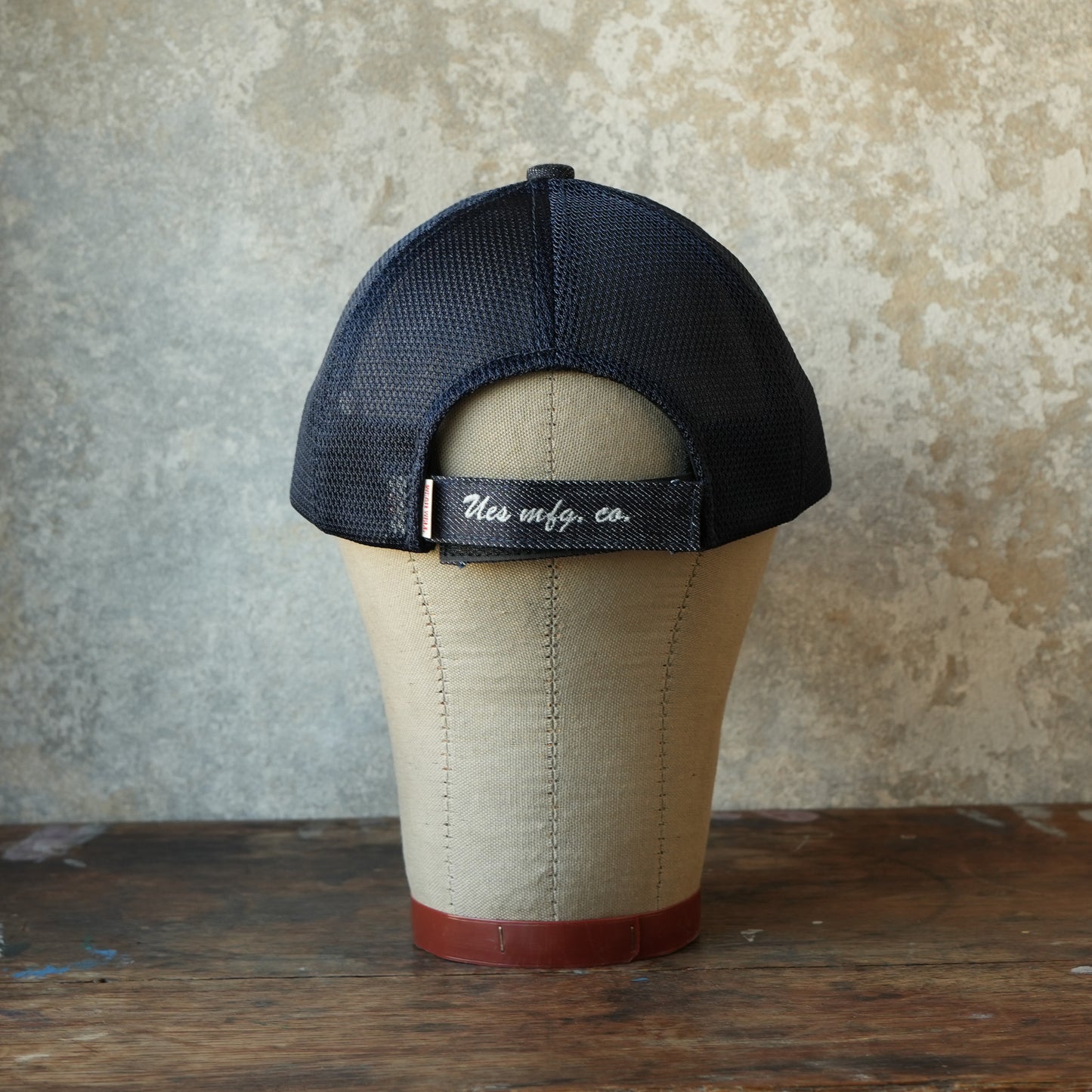UES_82MC_Color Mesh Cap_UES/RED Patch