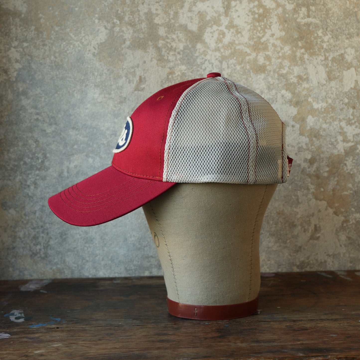 UES_82MC_Color Mesh Cap_UES/NAVY Patch
