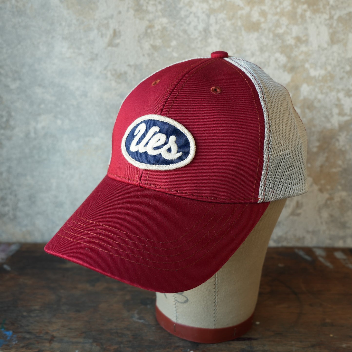 UES_82MC_Color Mesh Cap_UES/NAVY Patch