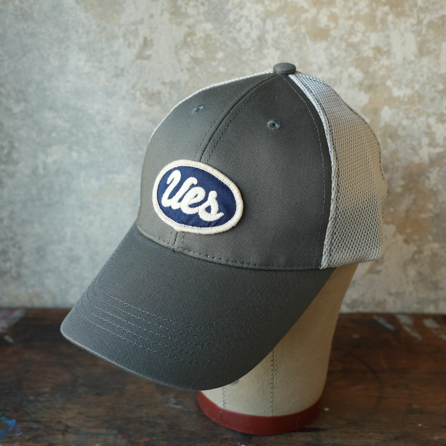 UES_82MC_Color Mesh Cap_UES/NAVY Patch