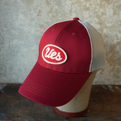 UES_82MC_Color Mesh Cap_UES/RED Patch