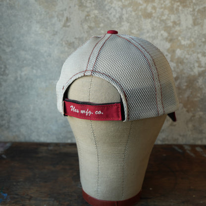 UES_82MC_Color Mesh Cap_UES/RED Patch