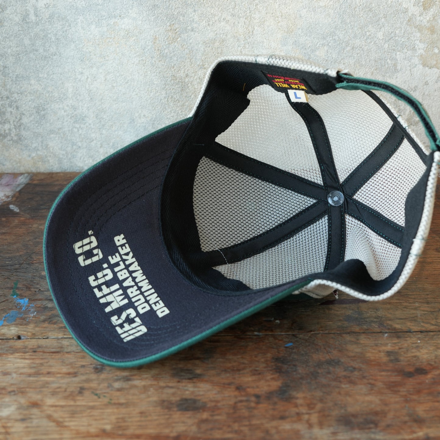 UES_82MC_Color Mesh Cap_UES/RED Patch