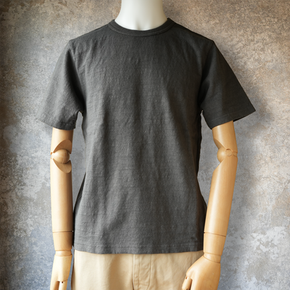 UES_652321_NV_1_8 Slab Nep Kurzarm-T-Shirt_Steel Gray