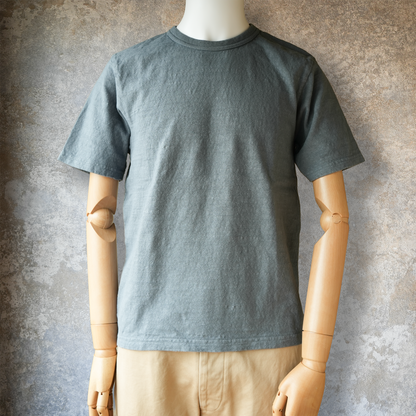 UES_652321_13_1_T-Shirt mit 8er Slub-Nep und kurzen Ärmeln_Grau
