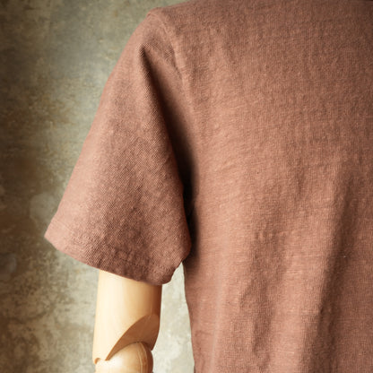 UES_652321_10_1_8 Nep T-Shirt mit kurzen Ärmeln_Brown