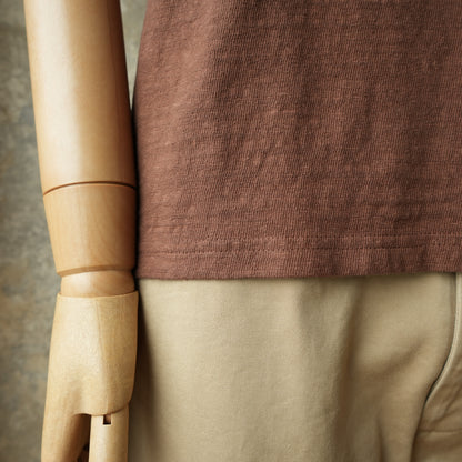 UES_652321_10_1_8 Nep T-Shirt mit kurzen Ärmeln_Brown