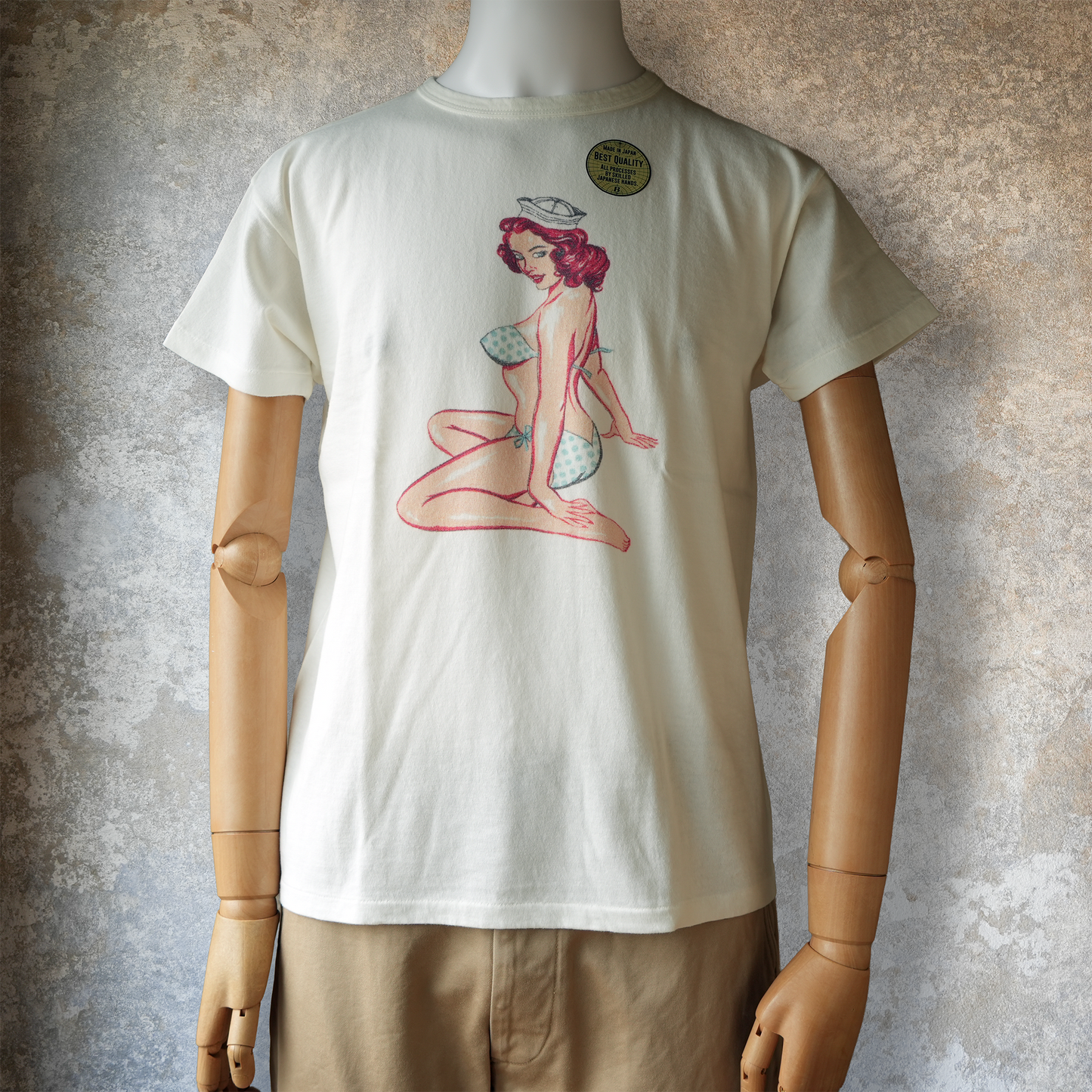 G&F Co._PRINTED 1940s SPORTS TEE_SAILOR GIRL