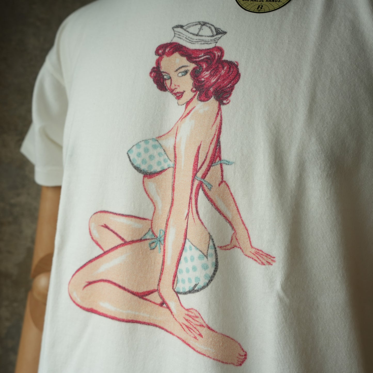 G&F Co._PRINTED 1940s SPORTS TEE_SAILOR GIRL