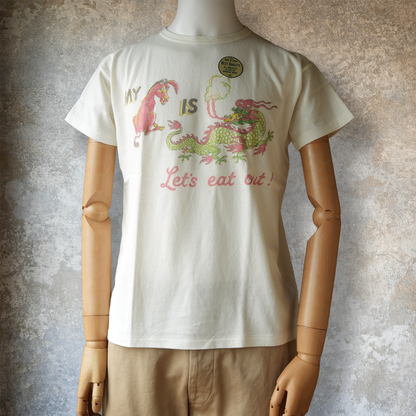 G&F Co._PRINTED 1940s SPORTS TEE_ LET’S EAT OUT!