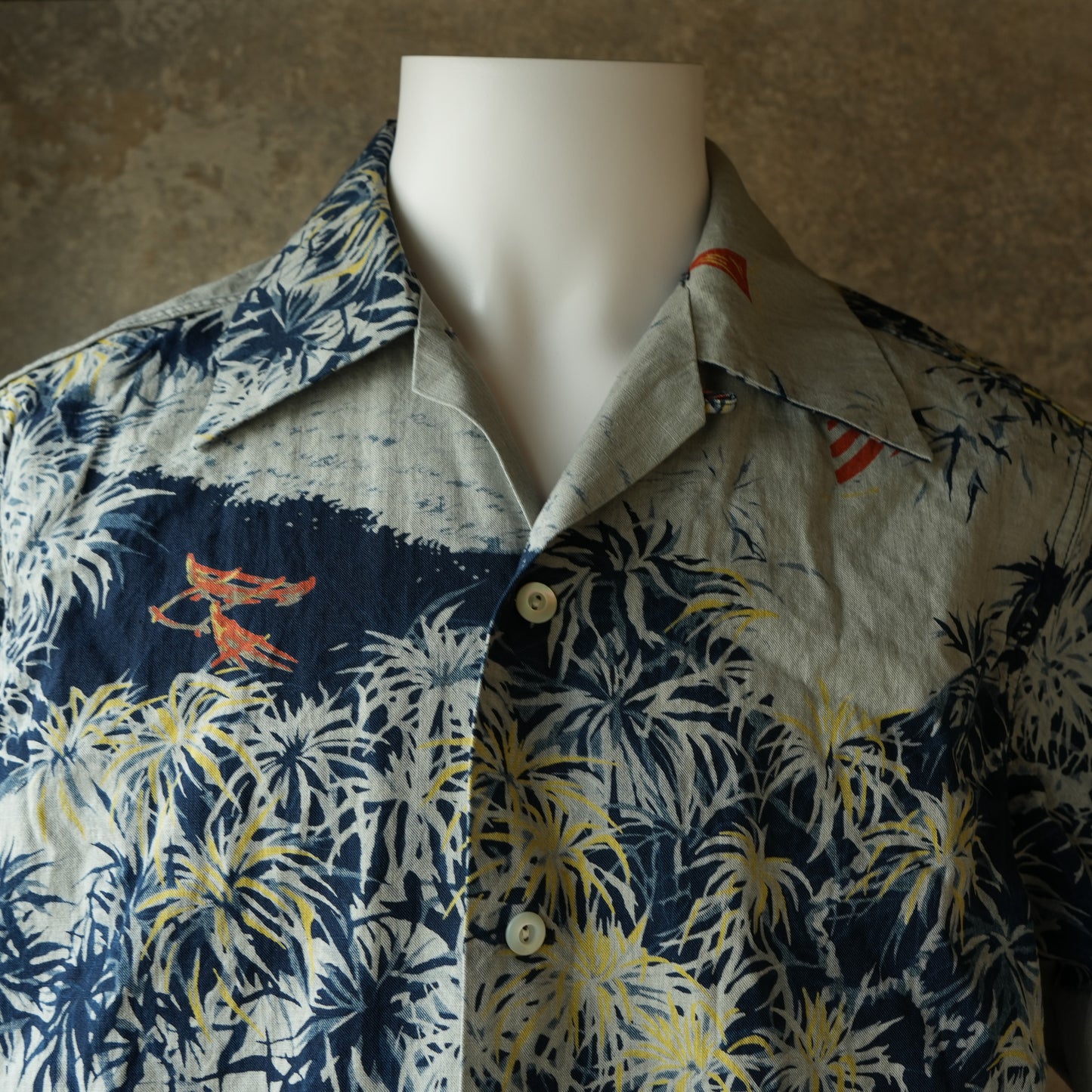 DELUXEWARE_AL-21_1960s INDIGO ALOHA