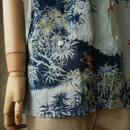 DELUXEWARE_AL-21_1960s INDIGO ALOHA