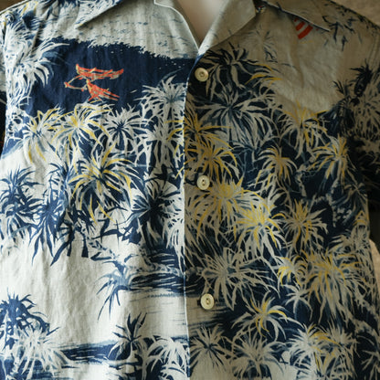 DELUXEWARE_AL-21_1960s INDIGO ALOHA