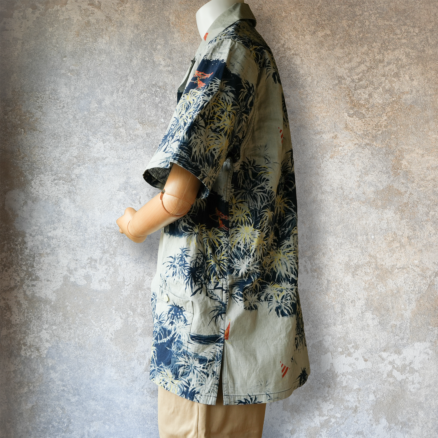 DELUXEWARE_AL-21_1960s INDIGO ALOHA