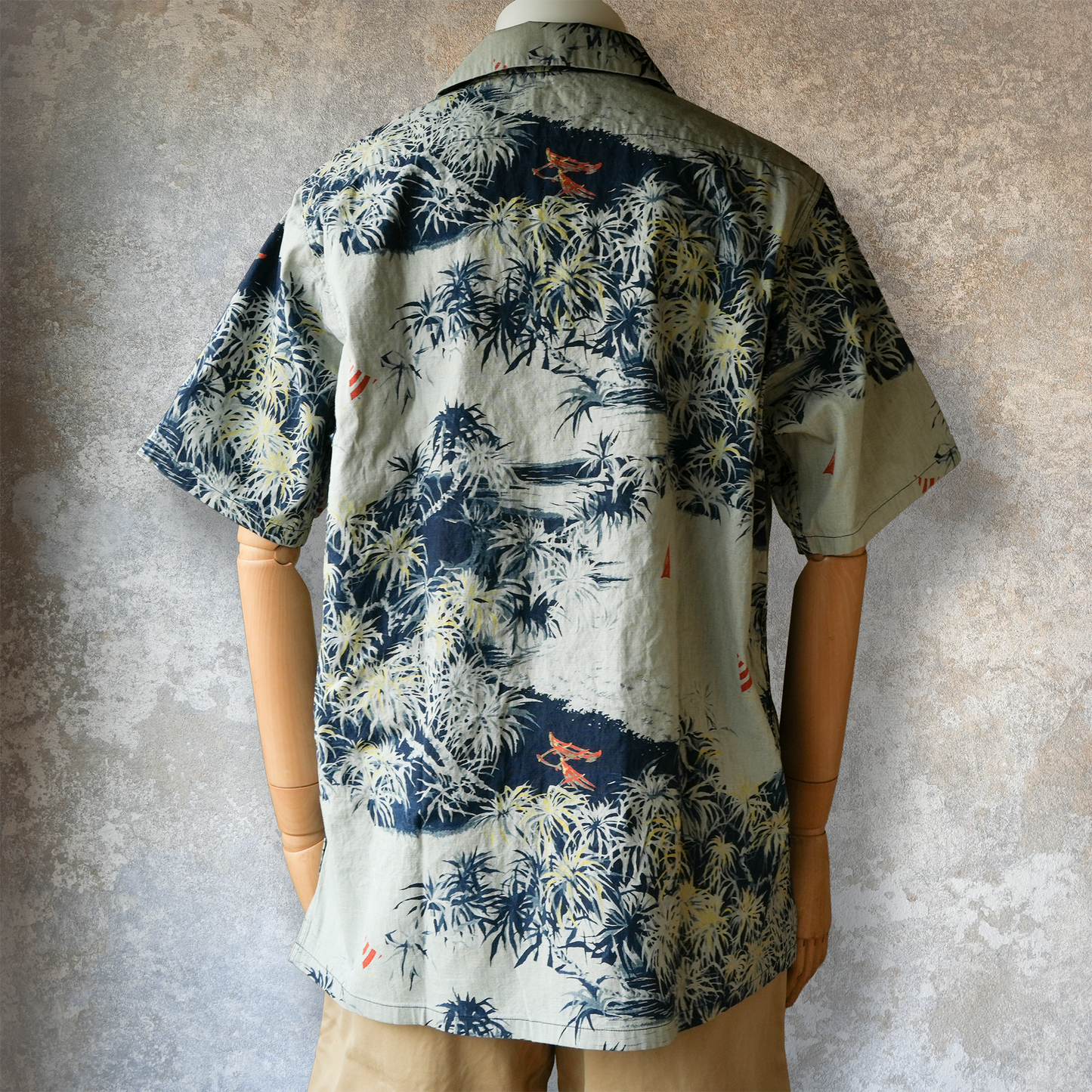 DELUXEWARE_AL-21_1960s INDIGO ALOHA