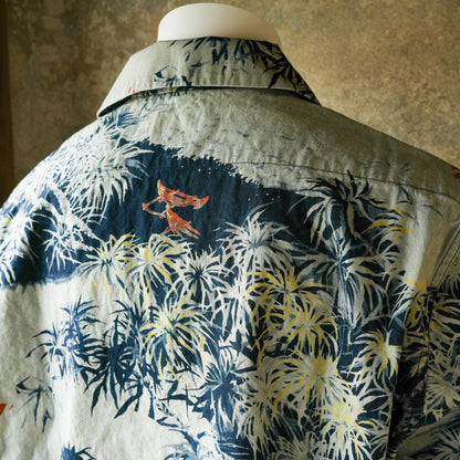 DELUXEWARE_AL-21_1960s INDIGO ALOHA