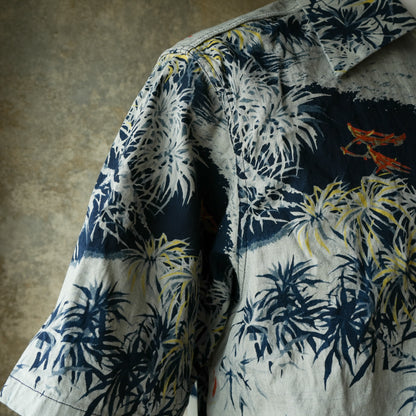 DELUXEWARE_AL-21_1960s INDIGO ALOHA