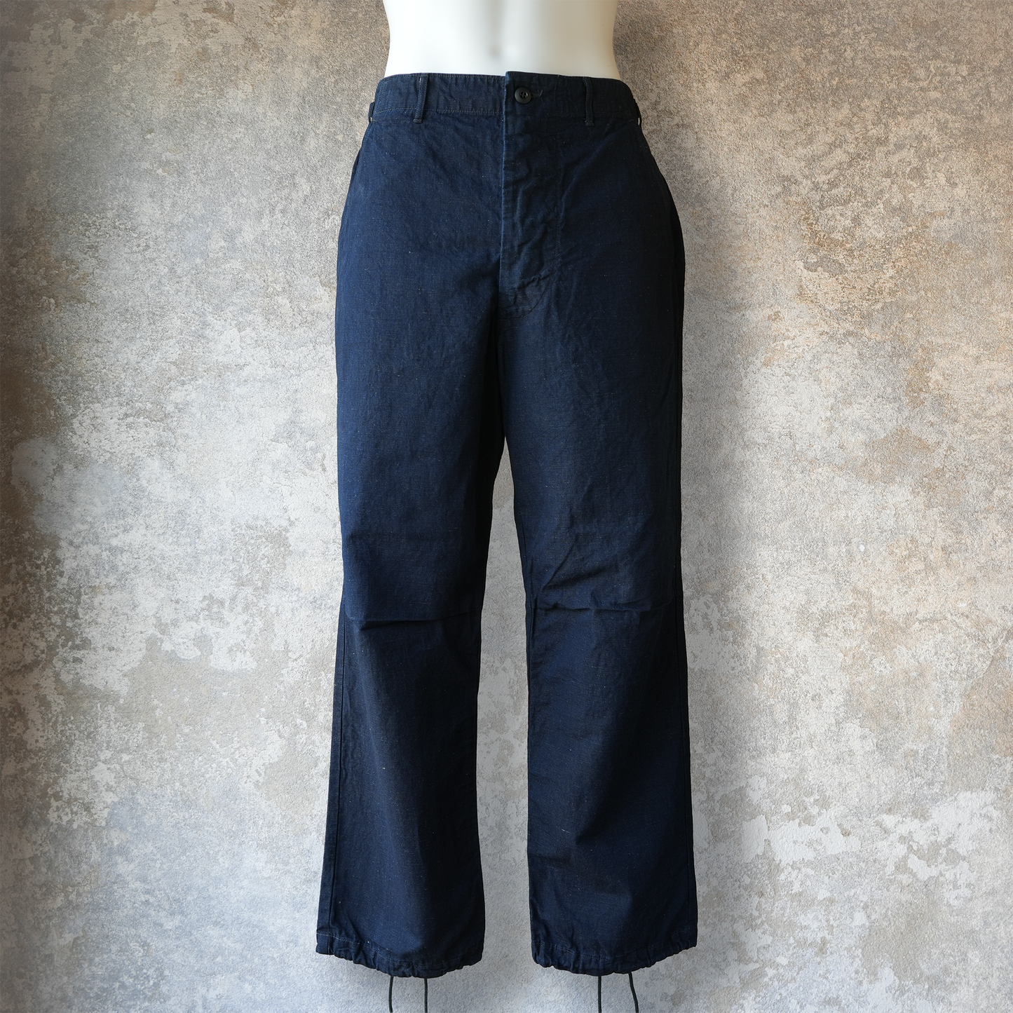 WORKERS_FWP Trousers_Indigo Cotton Linen