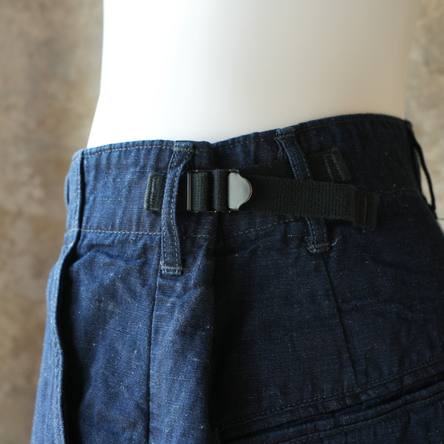 WORKERS_FWP Trousers_Indigo Cotton Linen