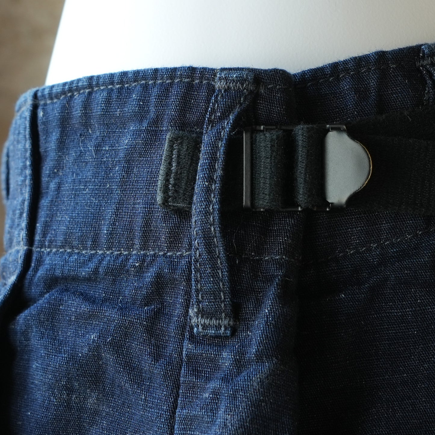 WORKERS_FWP Trousers_Indigo Cotton Linen